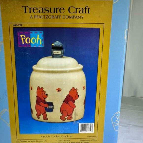 Disney Other - New in Box Treasure Craft Winnie The Pooh Cookie Crock #400-171